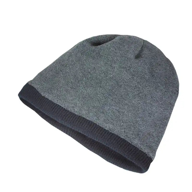 Grey Poly-Fleece winter hat