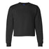 Black Champion Women's cropped sweatshirt