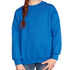 Youth Blue Gildan Crew Neck Sweatshirt