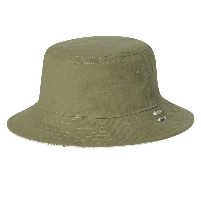 Kids Olive Bucket Hat