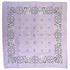 Lilac Cotton Paisley Bandana