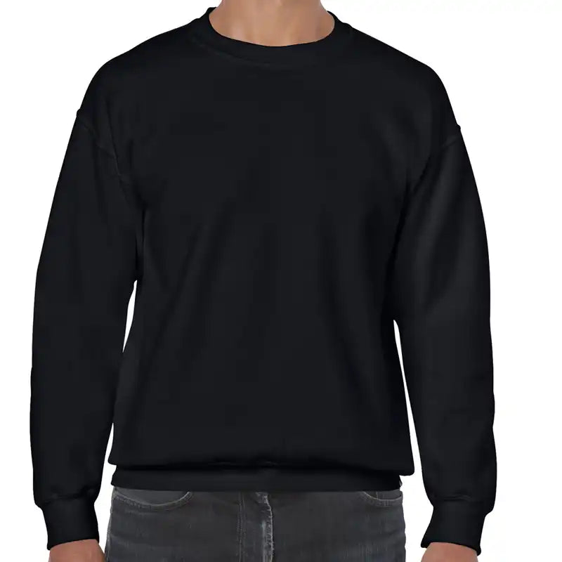 Men's Crew Neck Sweatshirt Black