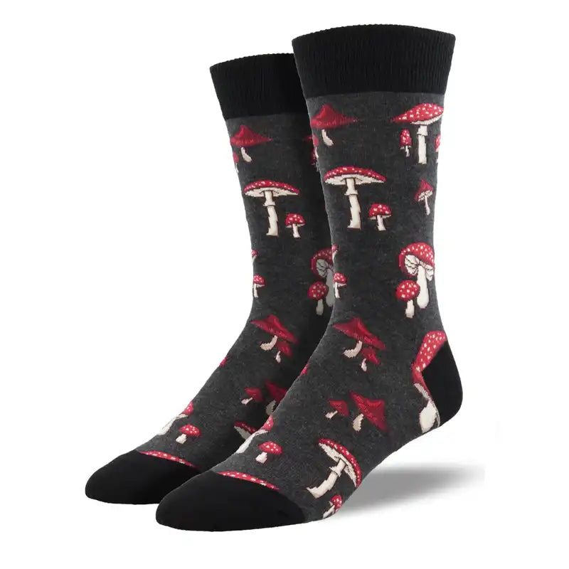 Socksmith 'Pretty Fly for a Fungi' Men's printed socks