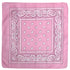 Pink Cotton Paisley Bandana