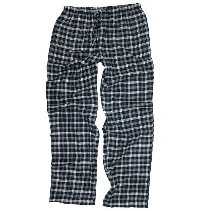 Pitch Black Flannel Pants