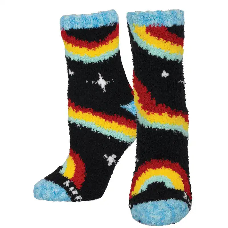 Socksmith 'Rainbow' Printed Plush Women's Socks