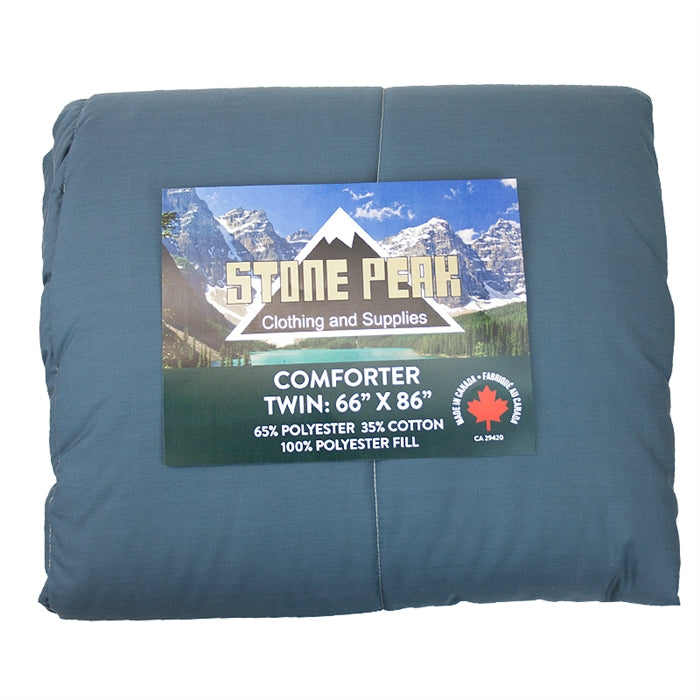 Stone Peak Cot Comforter Grey