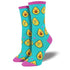 Socksmith blue 'You Guac My World' Women's printed socks