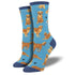 Socksmith Blue 'Golden Retievers' Women's printed socks