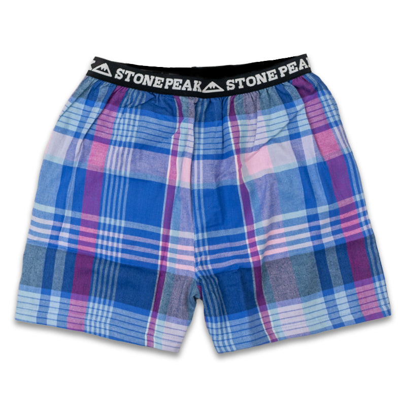 Ultra Violet Flannel Boxer Shorts