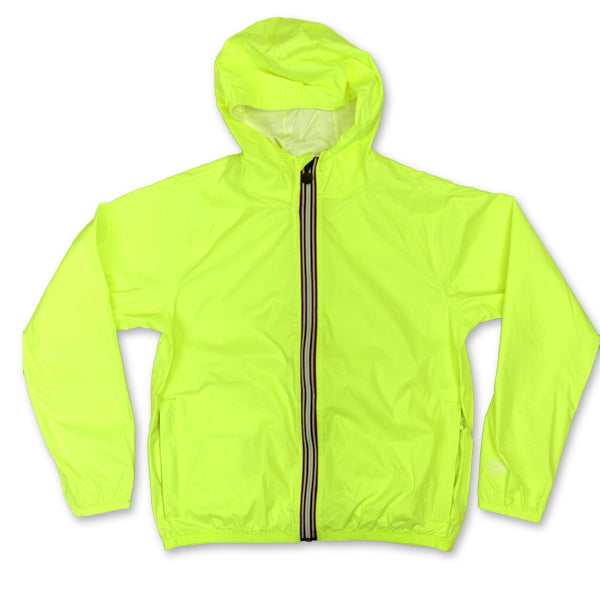 O8 Youth Packer Rain Jacket - Neon Yelow