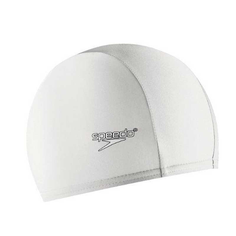 White Speedo Lycra Swim Cap