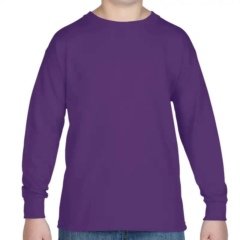 Purple Kids Long Sleeve Tee